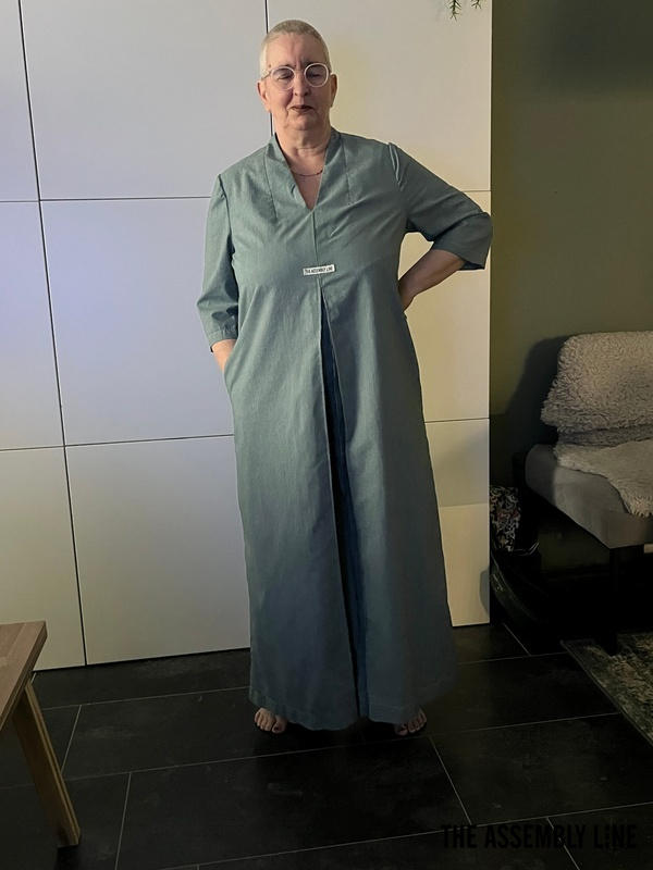Assembly top linen jumpsuit