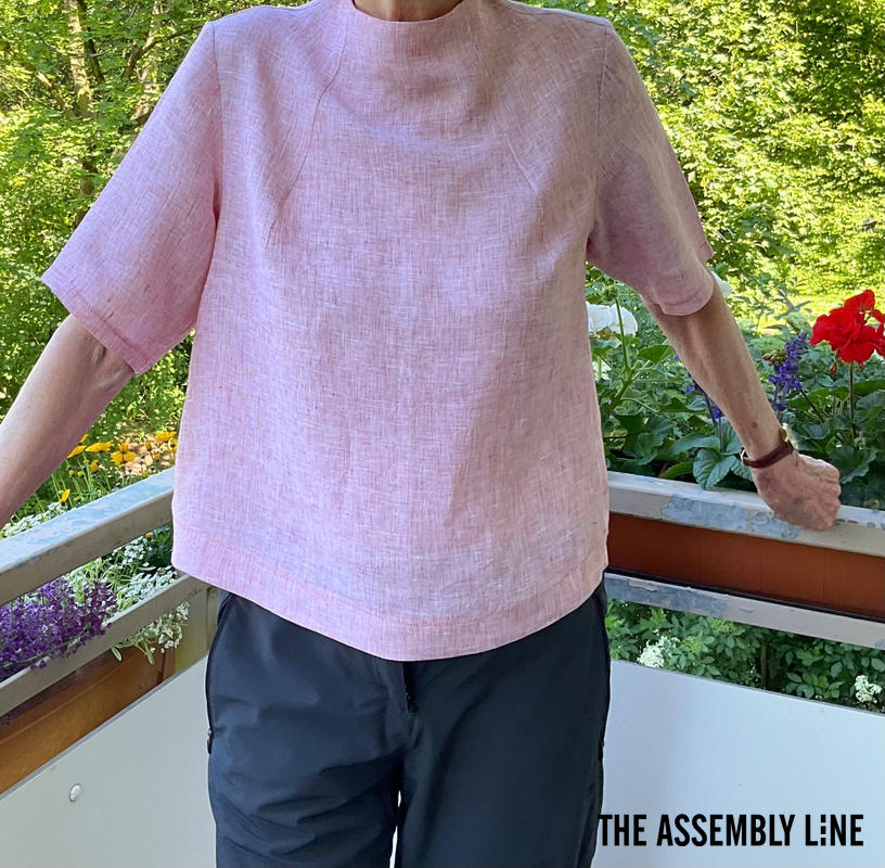 Funnel Neck Top Pattern - The Assembly Line