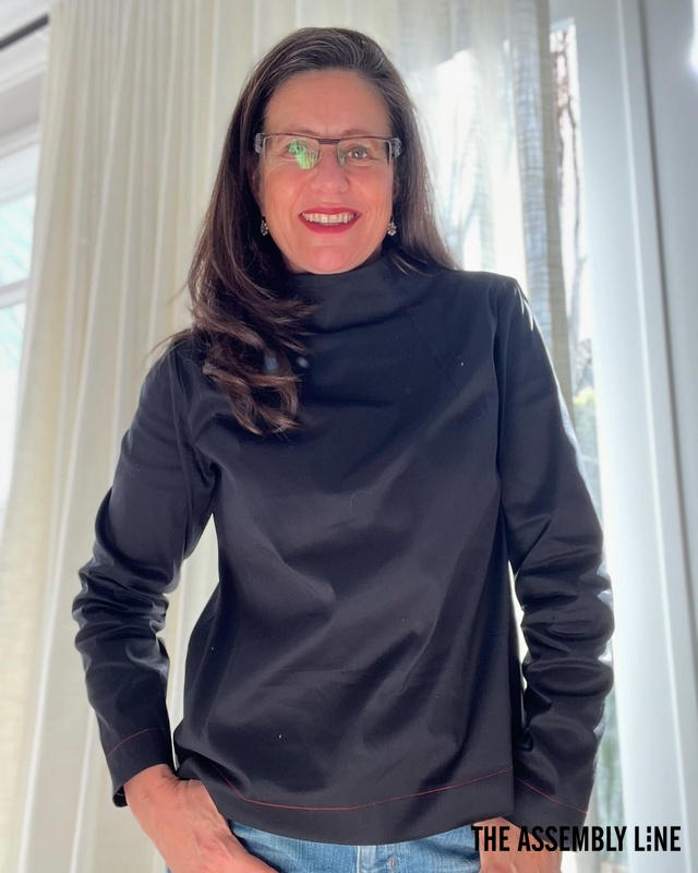 Funnel Neck Top Pattern - The Assembly Line