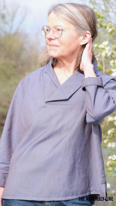 WRAP COLLAR SHIRT PATTERN– The Assembly Line shop