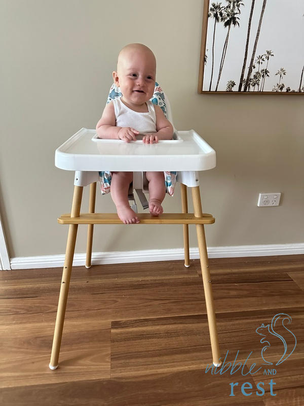 Footsi® - Adjustable Eco-Friendly Bamboo Highchair Footrest - The Woodsi  Footsi™