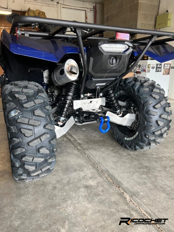 10Piece Complete Aluminum Skid Plate Set, Yamaha Grizzly 700