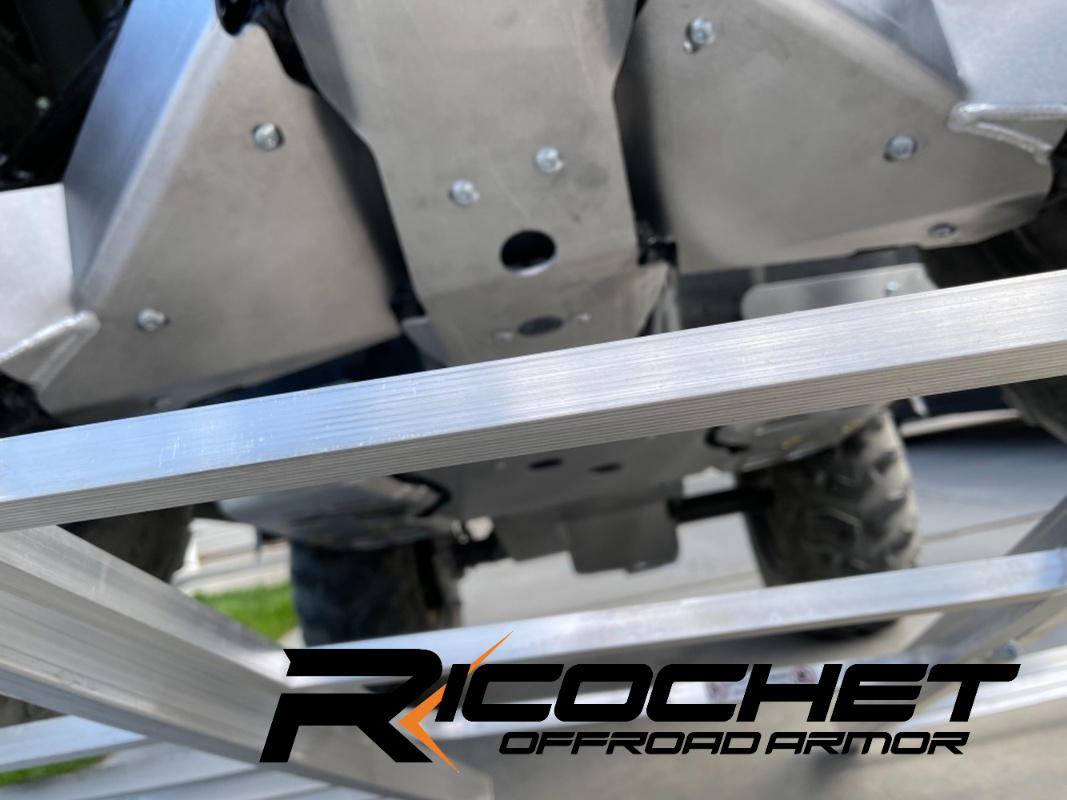 5-Piece Complete Aluminum Skid Plate Set Honda TRX500 FourTrax