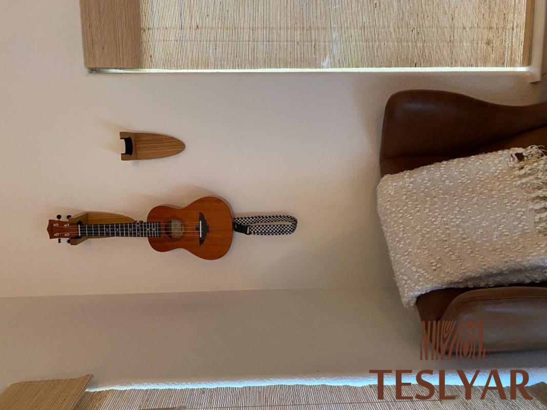 Wooden Guitar Holder for Wall