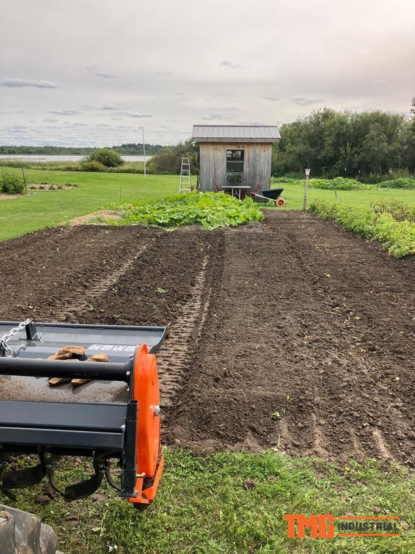 Small garden tractor with tiller for sale on sale