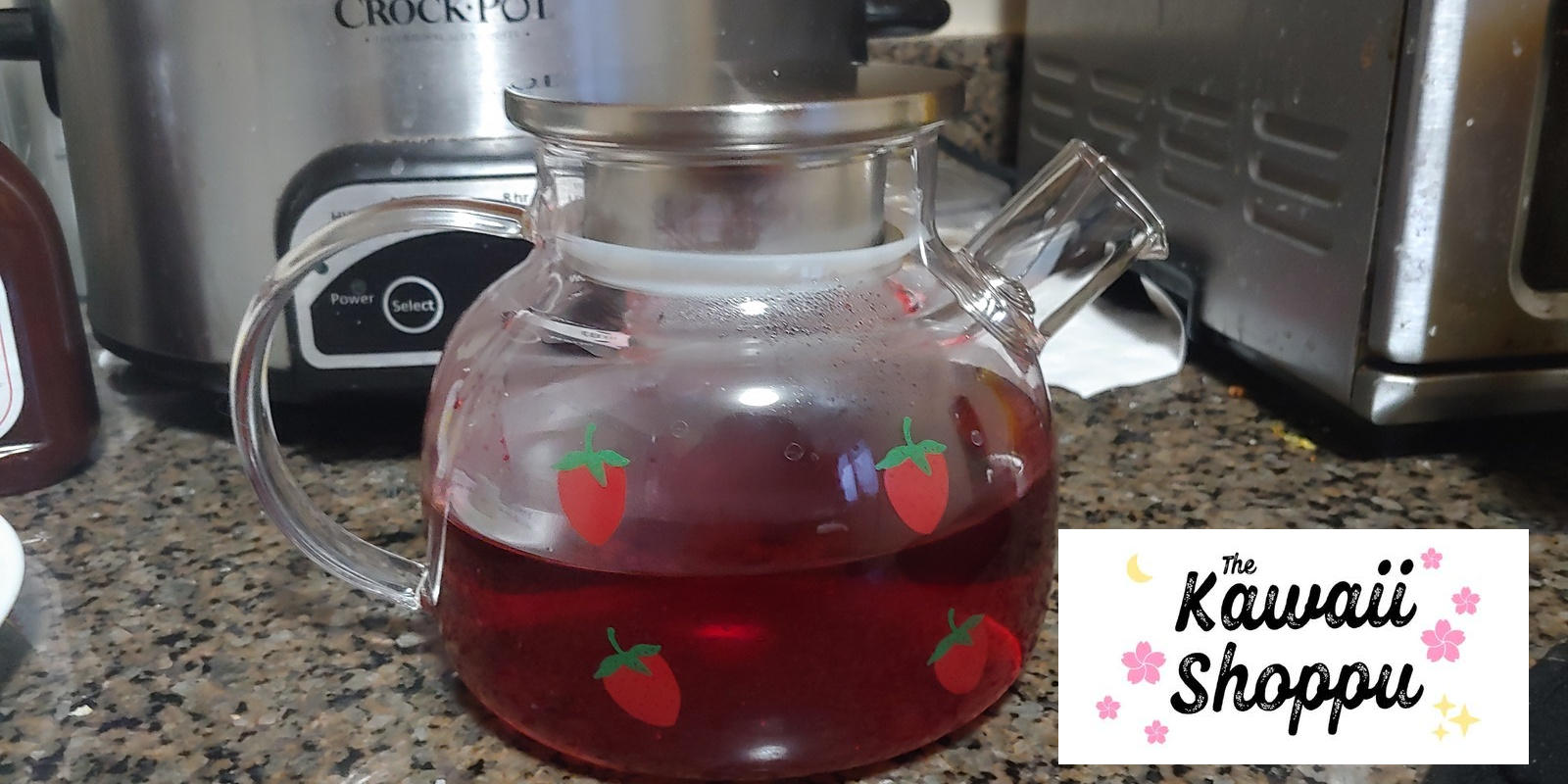 Kawaii Strawberry Glass Water Jug + Cup – The Kawaii Shoppu