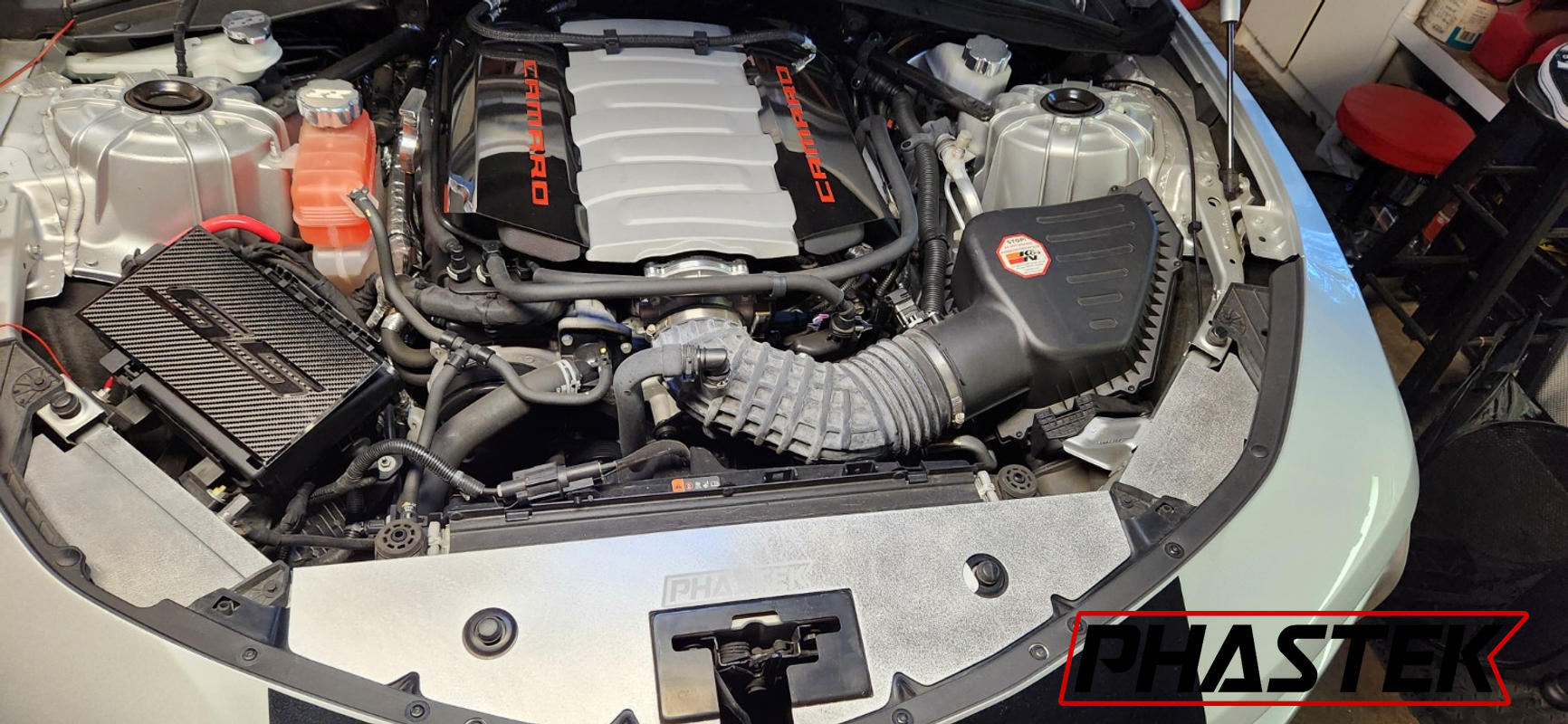 Camaro under hood shop accessories