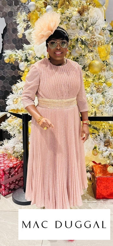 chinese dress ladies Mac Duggal Embroidered Floral Appliqué Flutter Sleeve Gown