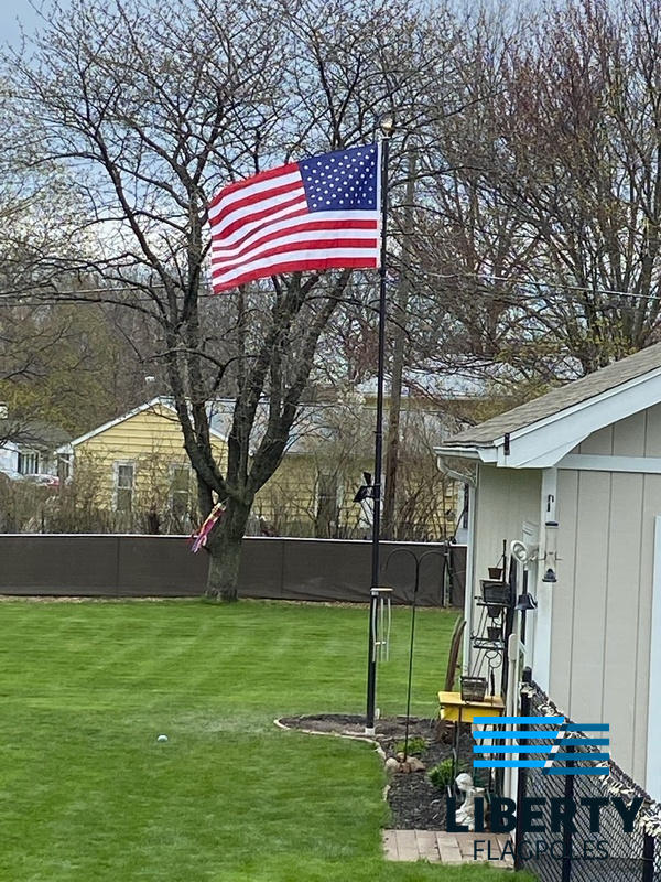 Commercial Grade Aluminum Flagpoles For Sale - Made In USA Warrantied - Foto 4