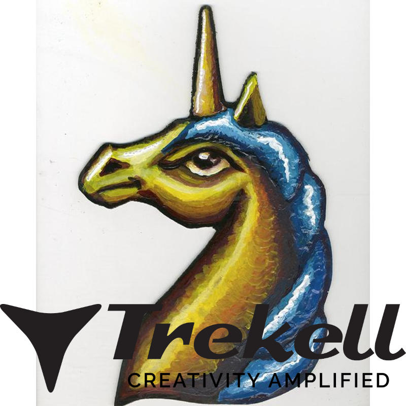 Trekell Unicorn Panel - Versatile Wooden Canvas for Artists