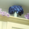 real user review 2 Bushes | Royal Blue Artificial Rose and Hydrangea Mixed Flowers, Silk Wedding Bridal Bouquets