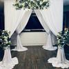 real user review 10ft 4-Post DIY Photography Backdrop Stand, Wedding Arch Canopy Tent