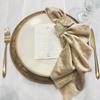 real user review 5 Pack | Champagne Premium Sheen Finish Velvet Cloth Dinner Napkins - 20