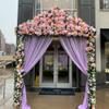 real user review 6ft | 20 Blush Rose Gold Artificial Silk Roses Flower Garland Vine