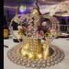 real user review Metallic Gold Crystal-Bead Royal Crown Cake Topper, Centerpiece 14