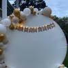 real user review 7.5ft Heavy Duty Gold Metal Round Wedding Arch Photo Backdrop Stand