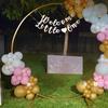 real user review Heavy Duty Gold Metal Round Wedding Arch Photo Backdrop Stand 7.5ft