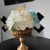real user review 10 Flower Head and Stems | Pink Artificial Satin Hydrangeas, DIY Arrangement