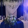 real user review White Extra Long Two Layered Tulle and Satin Table Skirt 21ft 48