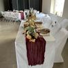 real user review 20 Pack | Gold Foil White Airlaid Soft Linen-Feel Paper Dinner Napkins, Disposable Hand Towels - Fleur Vintage