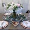 real user review 4 Pack | Metallic Blush Rose Gold Napkin Rings with Geometric Engraved Pattern