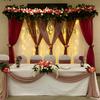 real user review 5 Flower Head Peach Peony Bouquet | Artificial Silk Peonies Spray