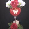real user review 2 Bushes White Artificial Silk Rose Flower Arrangements, Real Touch Long Stem Flower Bouquet 18