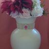 real user review 2 Bushes White Artificial Silk Rose Flower Arrangements, Real Touch Long Stem Flower Bouquet 18