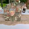 real user review 7.5ft Metallic Blush Rose Gold Sparkle Sequin Photo Backdrop Stand Cover, Shiny Shimmer Round Wedding Arch Cover, 2-Sided Custom Fit