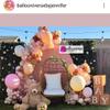 real user review Rose Gold Metallic Shimmer Tinsel Spandex Party Photo Backdrop, 2-Sided Round Wedding Arch Cover 7.5ft