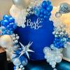 real user review 7.5ft Royal Metallic Shimmer Tinsel Spandex Party Photo Backdrop, 2-Sided Round Wedding Arch Cover