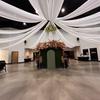 real user review Ivory Sheer Ceiling Drape Curtain Panels Fire Retardant Fabric 10ftx40ft