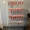 real user review Clear Acrylic 5-Tier Wine Glass Stemware Rack, 40 Champagne Flute Holder Wall Stand 5ft