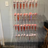 real user review 5ft Clear Acrylic 5-Tier Wine Glass Stemware Rack, 40 Champagne Flute Holder Wall Stand
