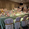 real user review Sage Green Spandex Stretch Fitted Banquet Chair Cover - 160 GSM