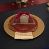 real user review 10 Pack Plastic Dessert Salad Plates In Vintage Burgundy, Gold Leaf Embossed Baroque Disposable Plates 8