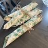 real user review 20 Pack | Green Foliage Eucalyptus Leaves Design Paper Napkins, Soft 2-Ply Boho Wedding Cocktail Beverage Napkins - 18 GSM