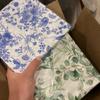 real user review 20 Pack White Blue Chinoiserie Floral Print Soft 2-Ply Paper Napkins, Highly Absorbent Disposable Cocktail Beverage Napkins