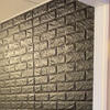 real user review 10 Pack | Black Foam Brick Peel And Stick 3D Wall Tile Panels - Covers 58sq.ft