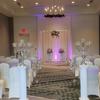 real user review Ivory Satin Rosette Spandex Stretch Banquet Chair Cover, Fitted Chair Cover
