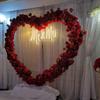 real user review 5 Bushes Red Artificial Silk Hydrangea Flower Bouquets