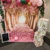 real user review 7ft | Blush Rose Gold Artificial Silk Hydrangea Hanging Flower Garland Vine