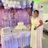real user review 14ft White Pleated Satin Double Drape Table Skirt
