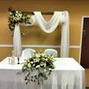real user review 21ft White Pleated Polyester Table Skirt, Banquet Folding Table Skirt