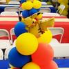 real user review 14ft Royal Blue Ruffled Plastic Disposable Table Skirt, Waterproof Spill Proof Outdoor/Indoor Table Skirt