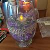 real user review 400 Pack Lavender Lilac Mini Acrylic Ice Bead Vase Fillers Table Decoration