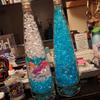 real user review 400 Pack | Ocean Blue Mini Acrylic Ice Bead Vase Fillers, DIY Craft Crystals