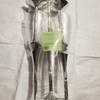 real user review 6 Pack | 5oz Clear / Silver Plastic Champagne Flutes, Disposable Glasses With Detachable Base