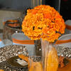 real user review 12 Bushes | Orange Silk Full Bloom Rose Bouquet, Artificial Wedding Decorative Flowers
