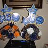 real user review 12 Bushes | Navy Blue Artificial Silk Chrysanthemum Flower Bouquets